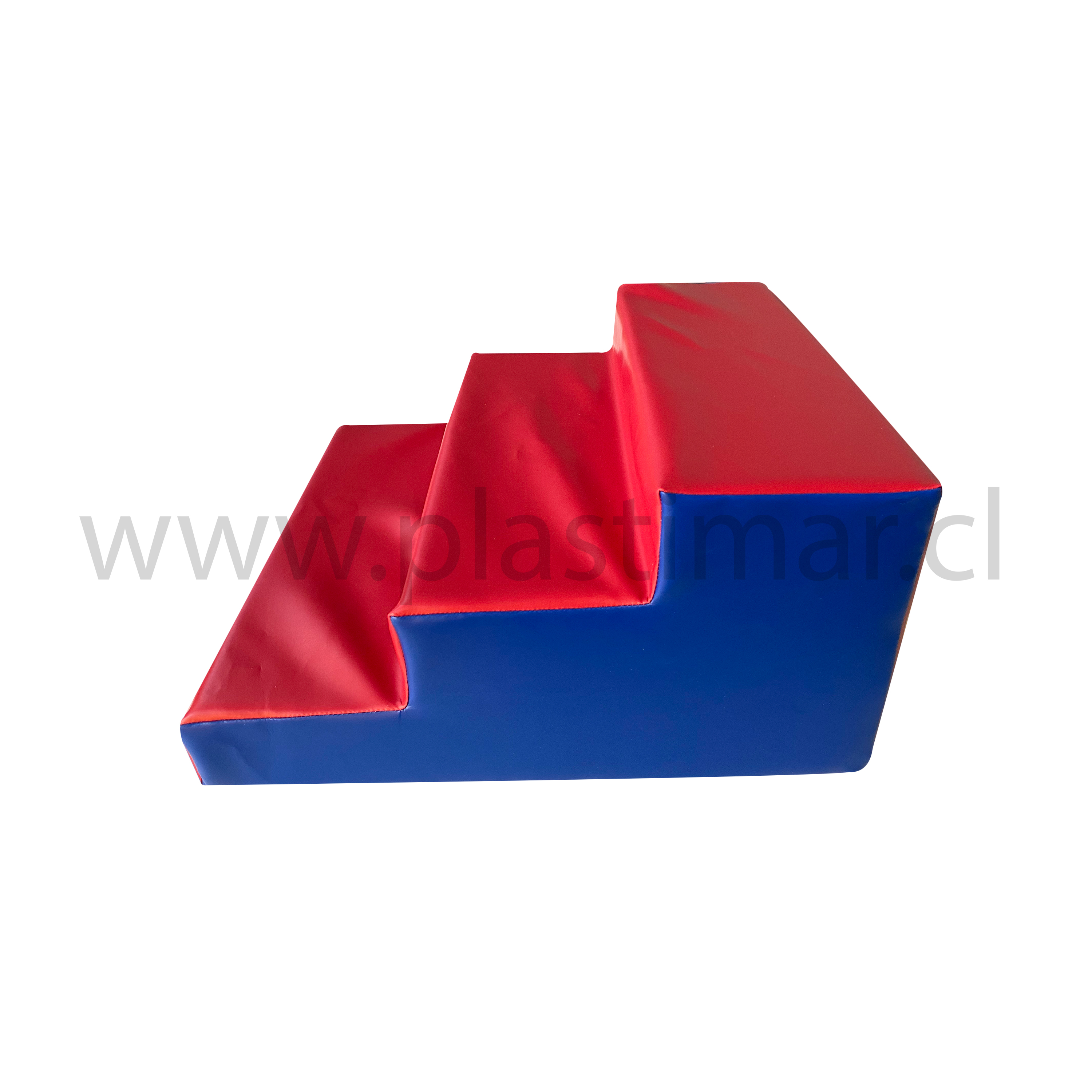 ESCALERA DE ESPUMA 60X60X60 CM - 3 PELDAÑOS - PVC - D30