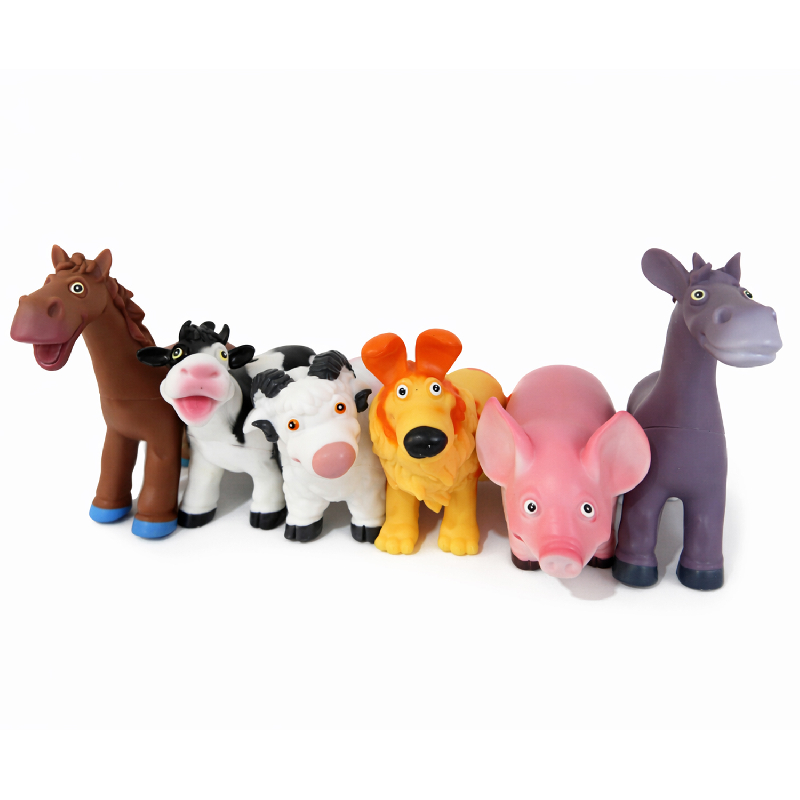 SET ANIMALES DE LA GRANJA JUMBO SOFT 6 UNIDADES