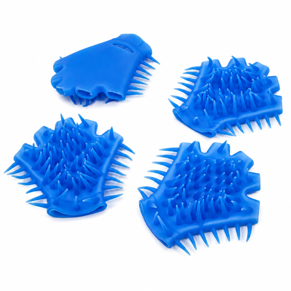 SET DE 4 GUANTES DE RELAJACION GOMA SOFT