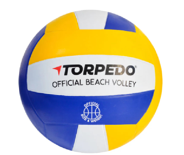 BALÓN TORPEDO VOLLEY BEACH ROJO-AZUL Nº5