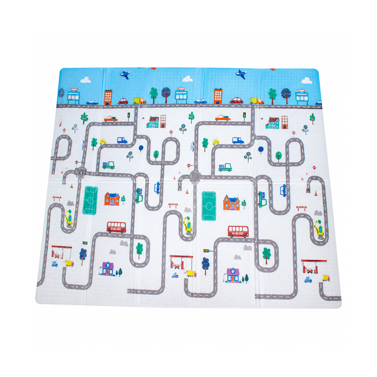 ALFOMBRA DE JUEGO ANTI GOLPE PLEGABLE 180X200X1.5 CM