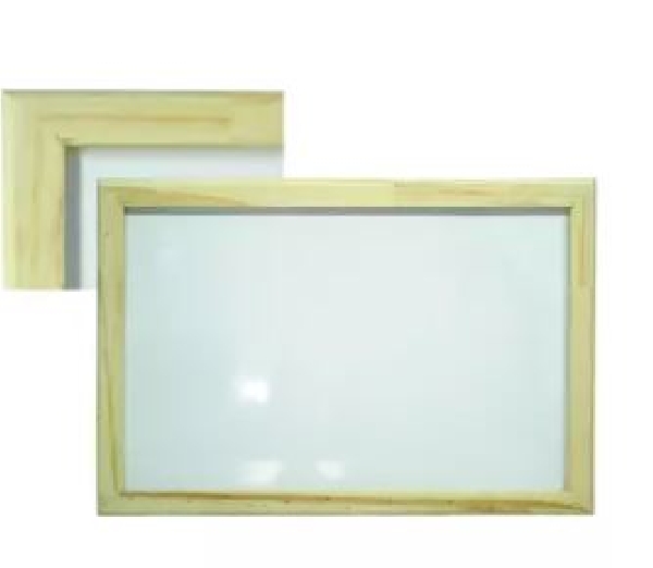 PIZARRA MAGNETICA 30X40 CM.BORDE MADERA