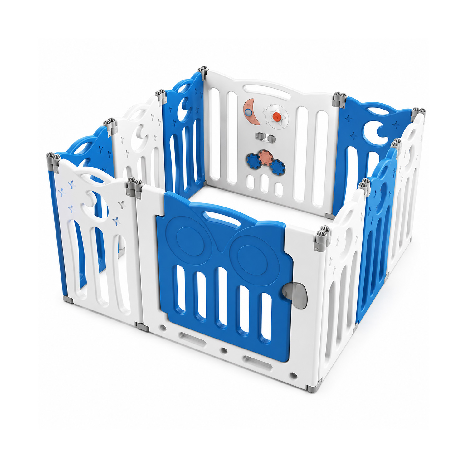 CORRAL PLEGABLE S AZUL