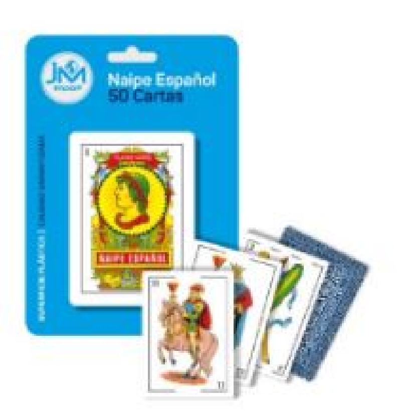 NAIPE ESPAÑOL PLASTICO EN DISPLAY