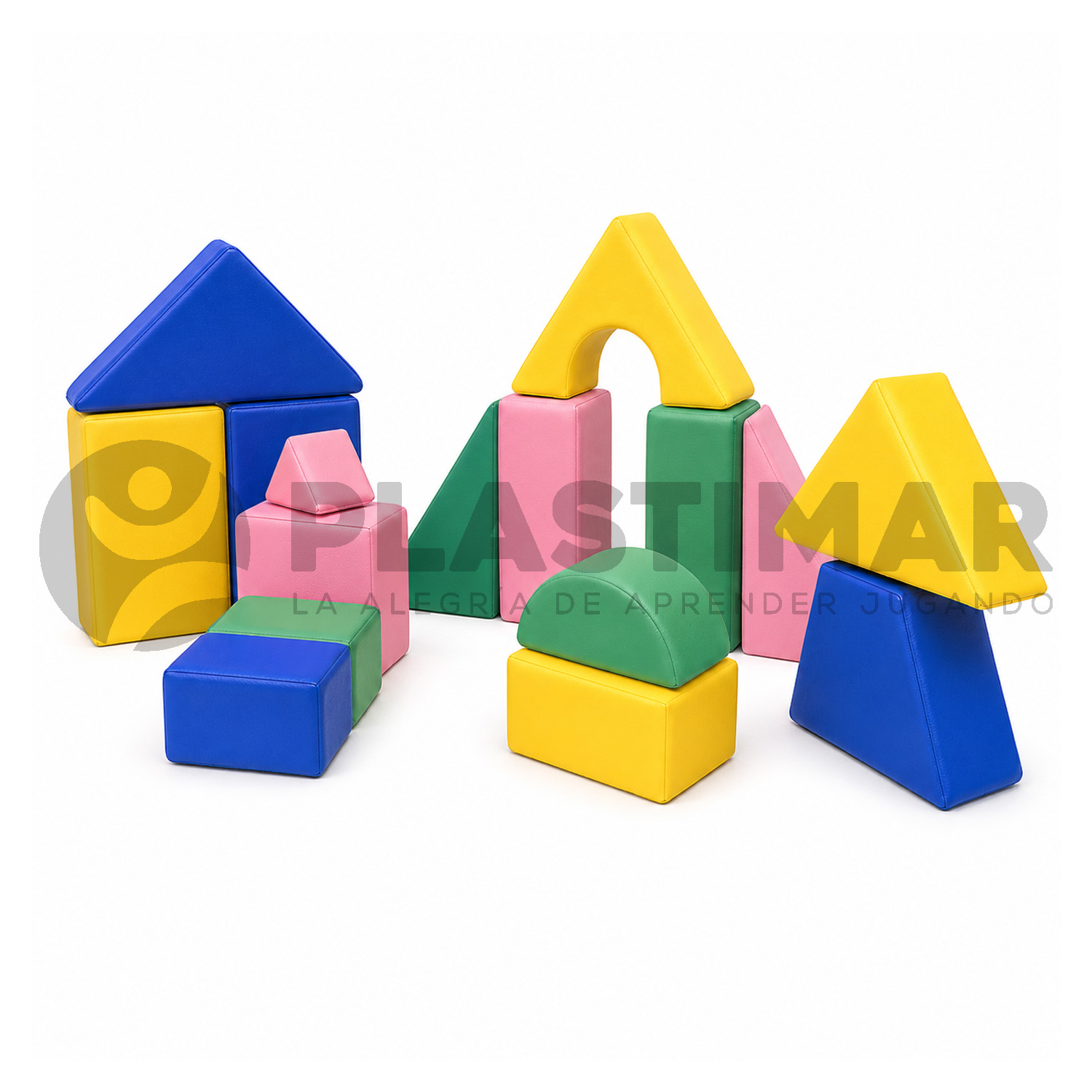 SET BLOQUES GIGANTES DE ESPUMA - 16 PIEZAS
