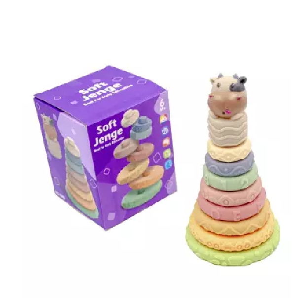 TORRE APILABLE CON TEXTURAS DE GOMA SOFT