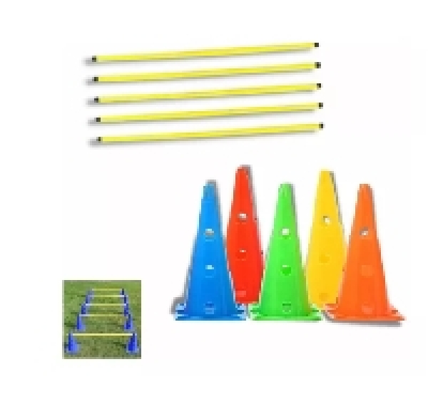 SET CONOS PERFORADOS CON TUBOS 9 PIEZAS
