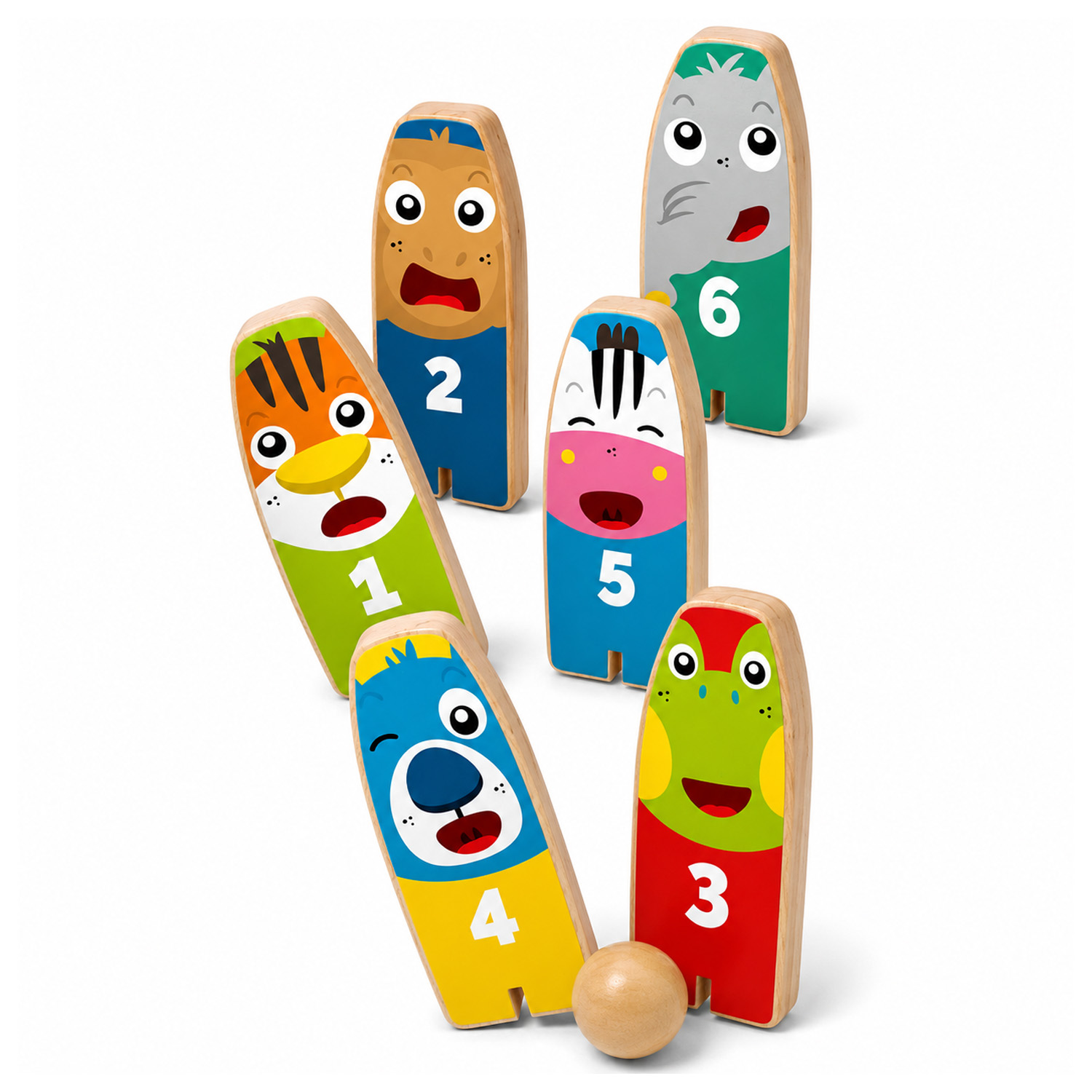 JUEGO 2 EN 1 BOWLING Y LANZAMIENTO DE ANILLOS