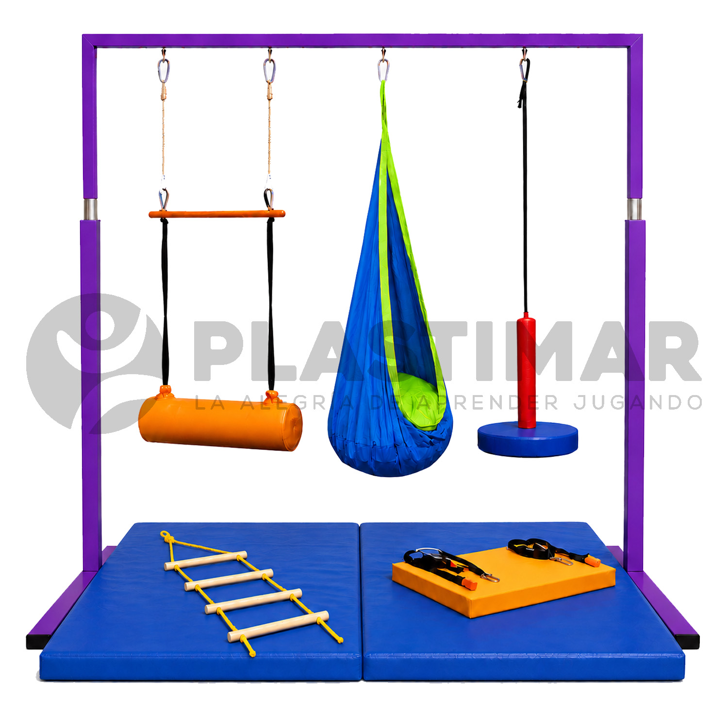 ESTRUCTURA VESTIBULAR CON COLUMPIOS - 8 PIEZAS