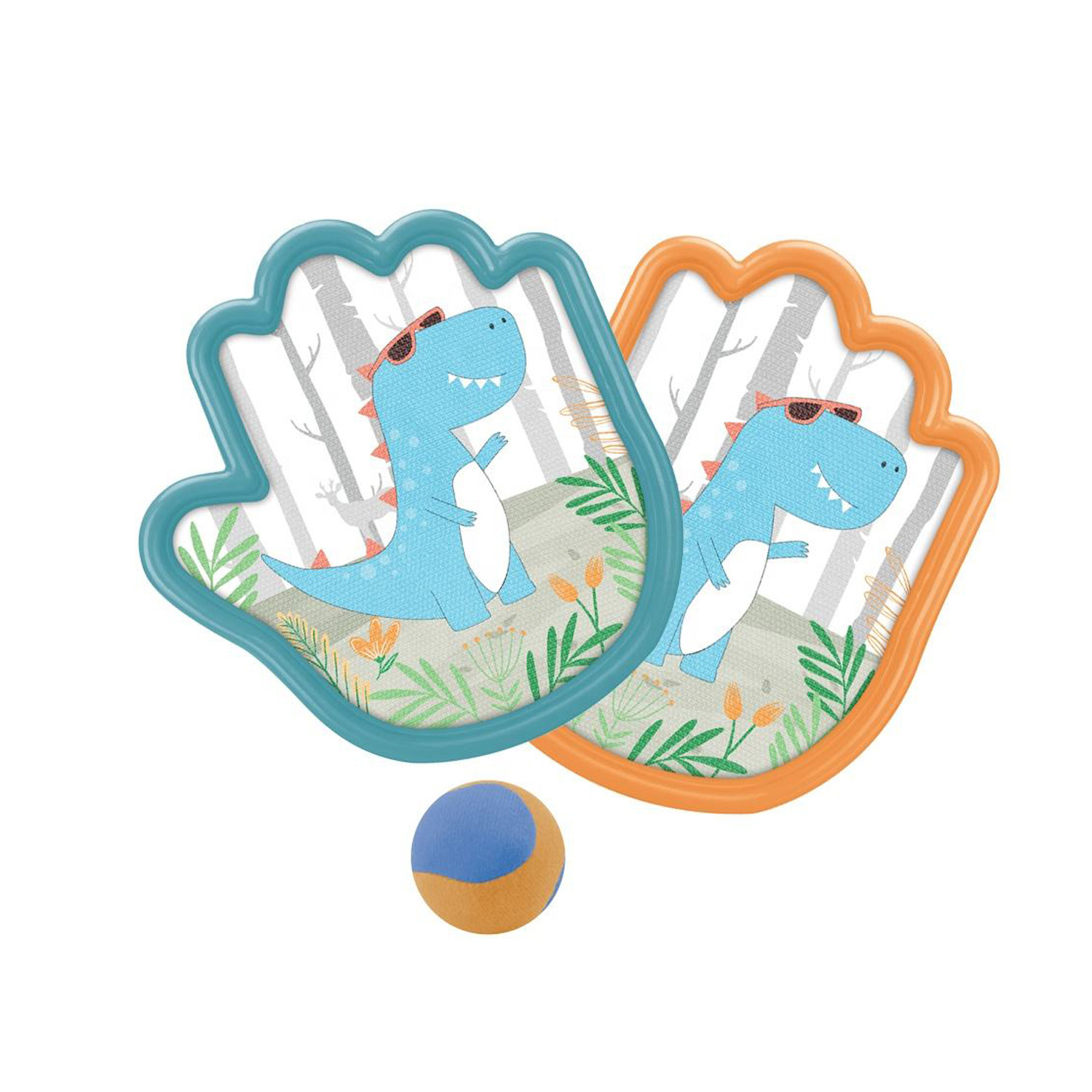JUEGO ATRAPA LA PELOTA DINOSAURIOS