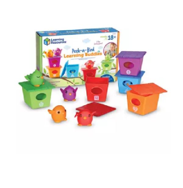 JUEGO CLASIFICACION PAJARITOS DE COLORES 5 CASITAS