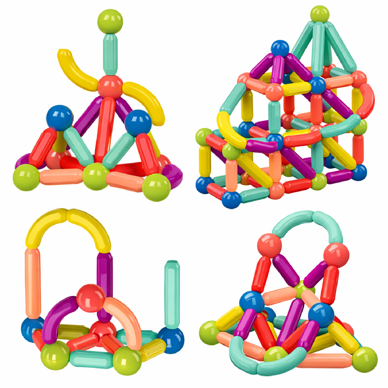 JUEGO DE CONSTRUCCION MAGNETICOS MONTESSORI – 36 PIEZAS