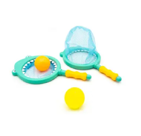 SET DE 2 ATRAPA PELOTAS DE TIBURON DE 28X15 CM