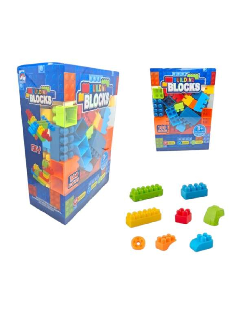 SET DE BLOQUES TIPO LEGO DE PLÁSTICO – 50 PIEZAS