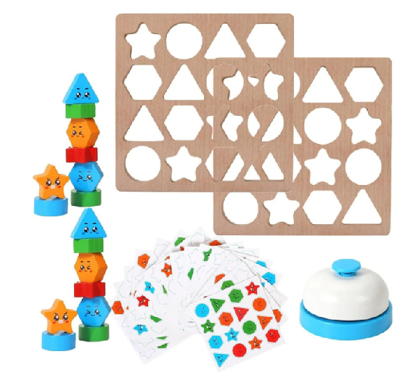 JUEGO DE CLASIFICACION CARAS, FORMAS Y PATRONES