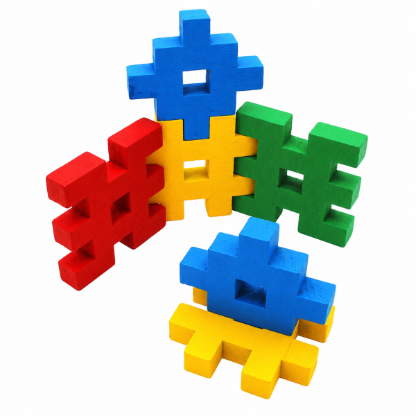 BLOQUE CUBO JUEGO INGENIO 6X6X6 CM