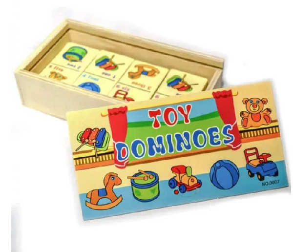 JUEGO DE DOMINO CHICO DE MADERA