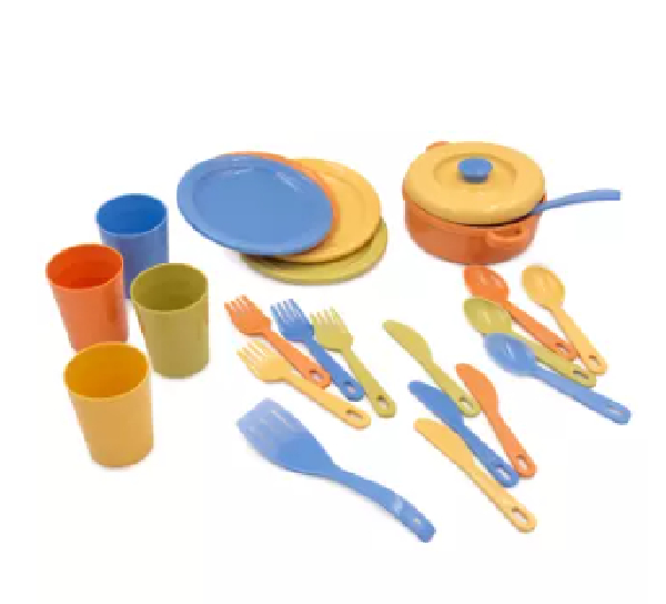 SET COCINA 24 PIEZAS COLOR PASTEL