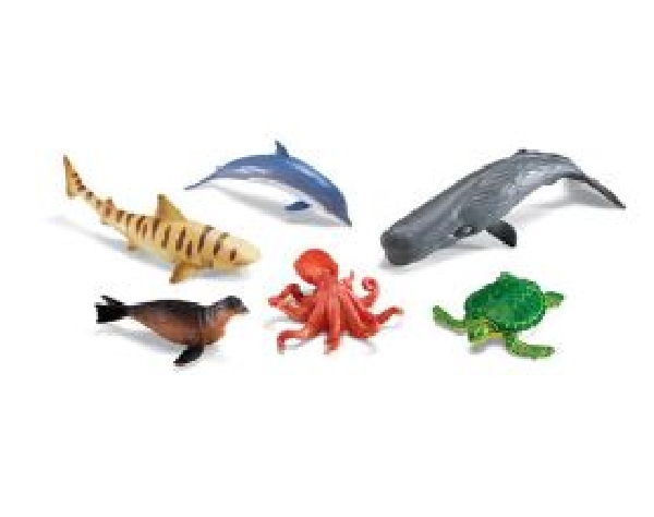 SET ANIMALES DEL OCEANO JUMBO 6 PIEZAS