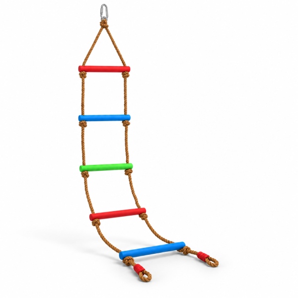 ESCALERA DE CUERDA CON 5 PELDAÑOS