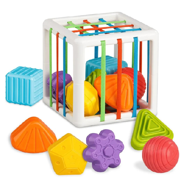 CUBO SENSORIAL BEBE ESTIMULACION TEMPRANA