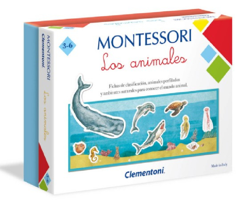 JUEGO EDUCATIVO MONTESSORI LOS ANIMALES