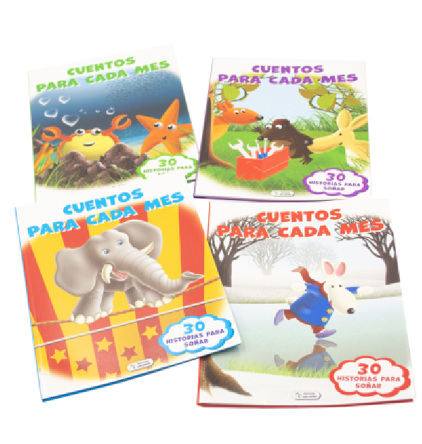 PACK 4 CUENTOS PARA CADA MES