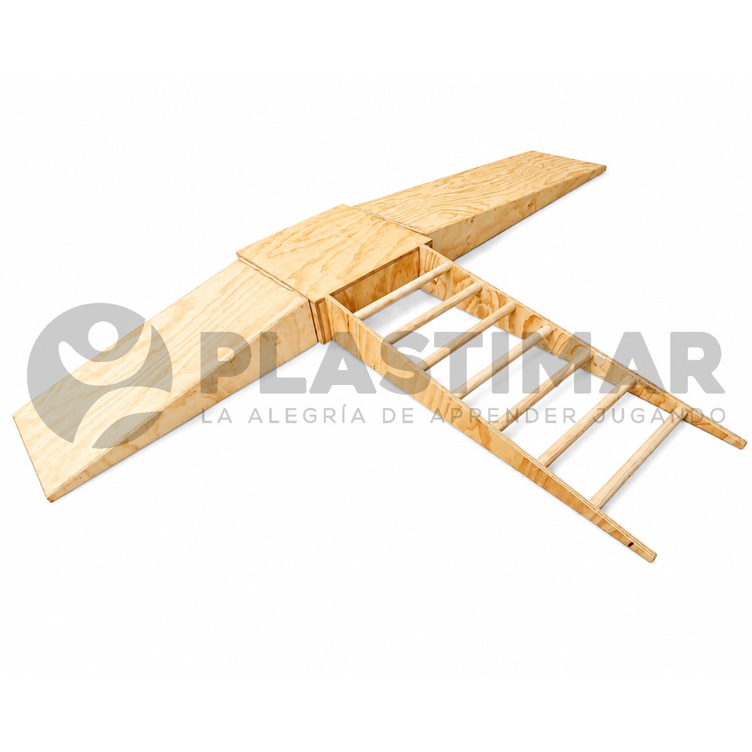 SET DE GATEO DE MADERA PIKLER 4 PIEZAS