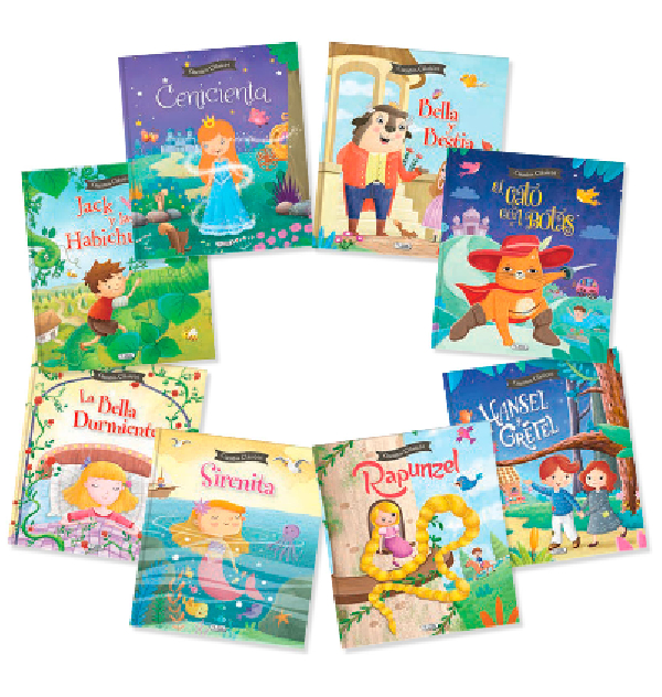 SET 4 CUENTOS CLASICOS