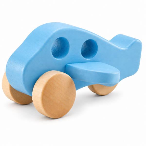 MINI AVIÓN DE MADERA