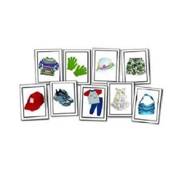 TARJETAS PRENDAS DE VESTIR 48 UNIDADES 