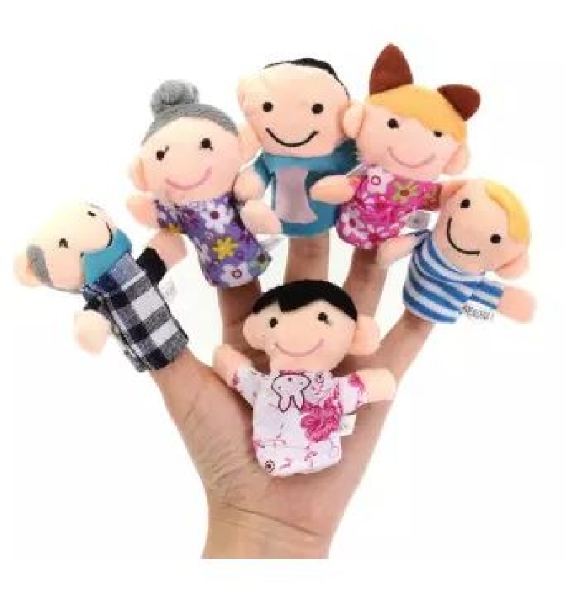 TITERE DE DEDOS - LA FAMILIA SET DE 6 UN.