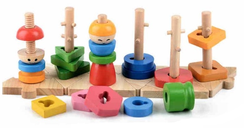 PUZZLE ENCAJE VERTICAL NIÑOS