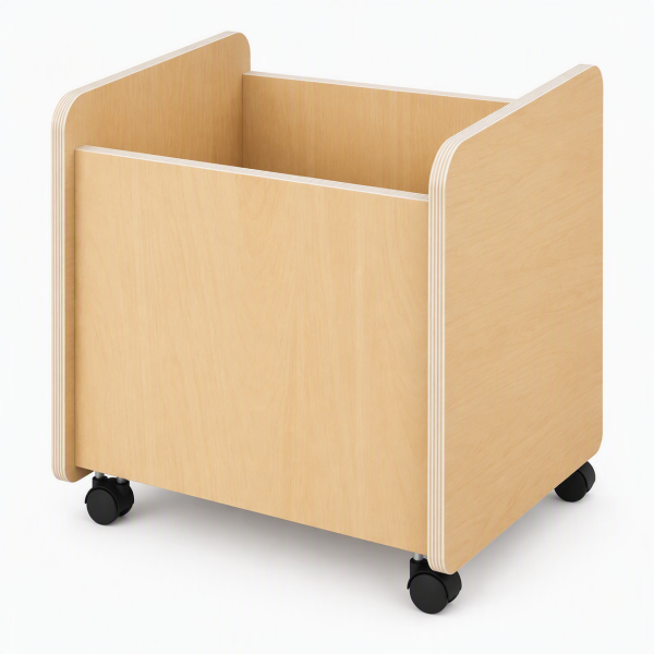 CONTENEDOR BAUL DE MADERA 62X60X62 CM