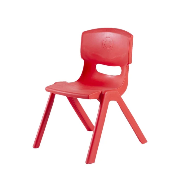 SILLA PLASTICO ROJO