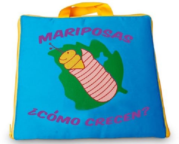 LIBRO DE TELA CICLO DE LA VIDA MARIPOSA