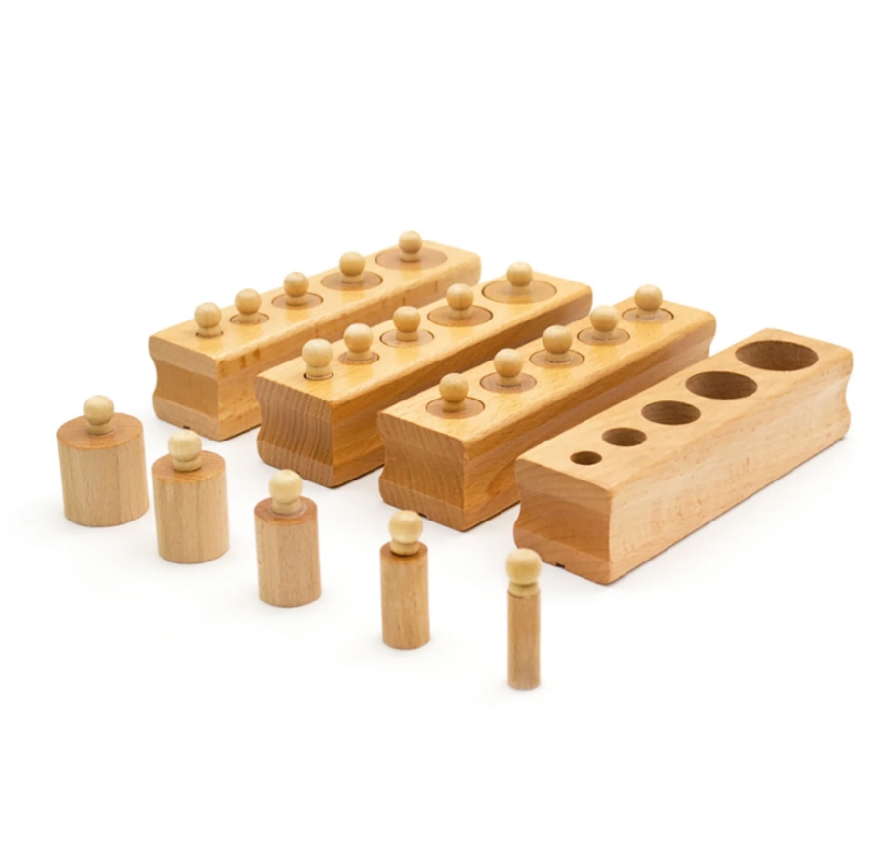 CILINDROS MONTESSORI CON BASE