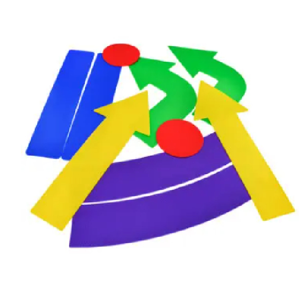 CIRCUITO DE PSICOMOTRICIDAD 10 PIEZAS