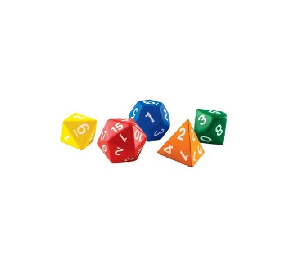 DADOS POLIEDRICOS 4,8,10,12 Y 20 LADOS